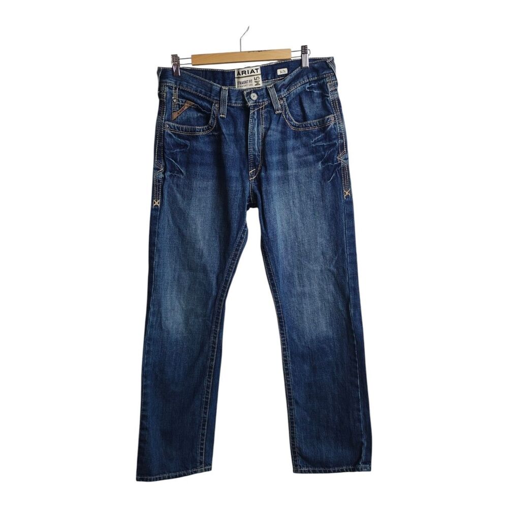 Ariat Men’s Dark Blue Straight Leg Jeans 34/34